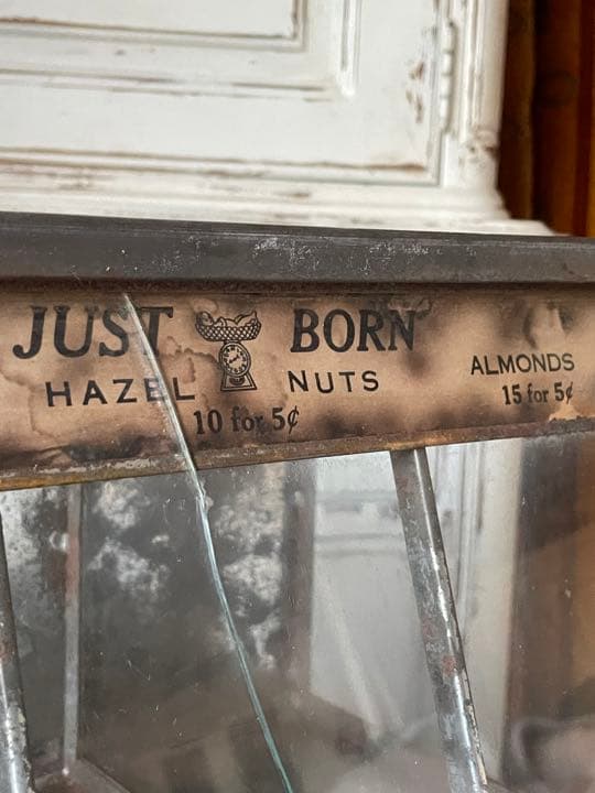 アンティーク　チョコレート　ディスプレイ　ケース　お菓子　100年　アメリカレア