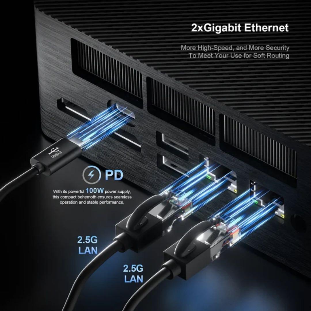 ミニPC AMD Ryzen 7 8845HS 8コア16スレッド 限定１個