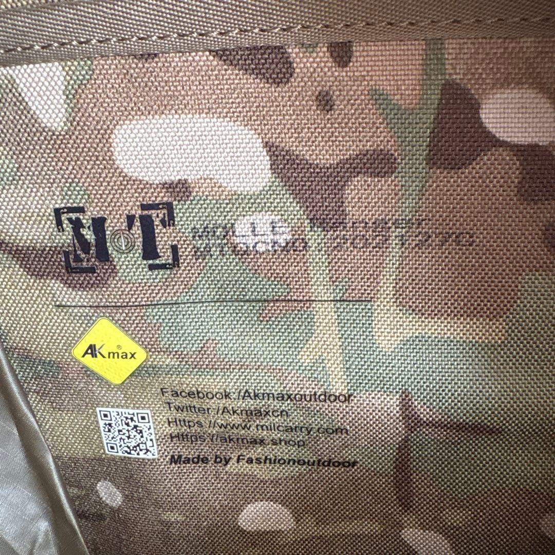 Multicam Akmax.cn ミリタリー Molle II バックパック