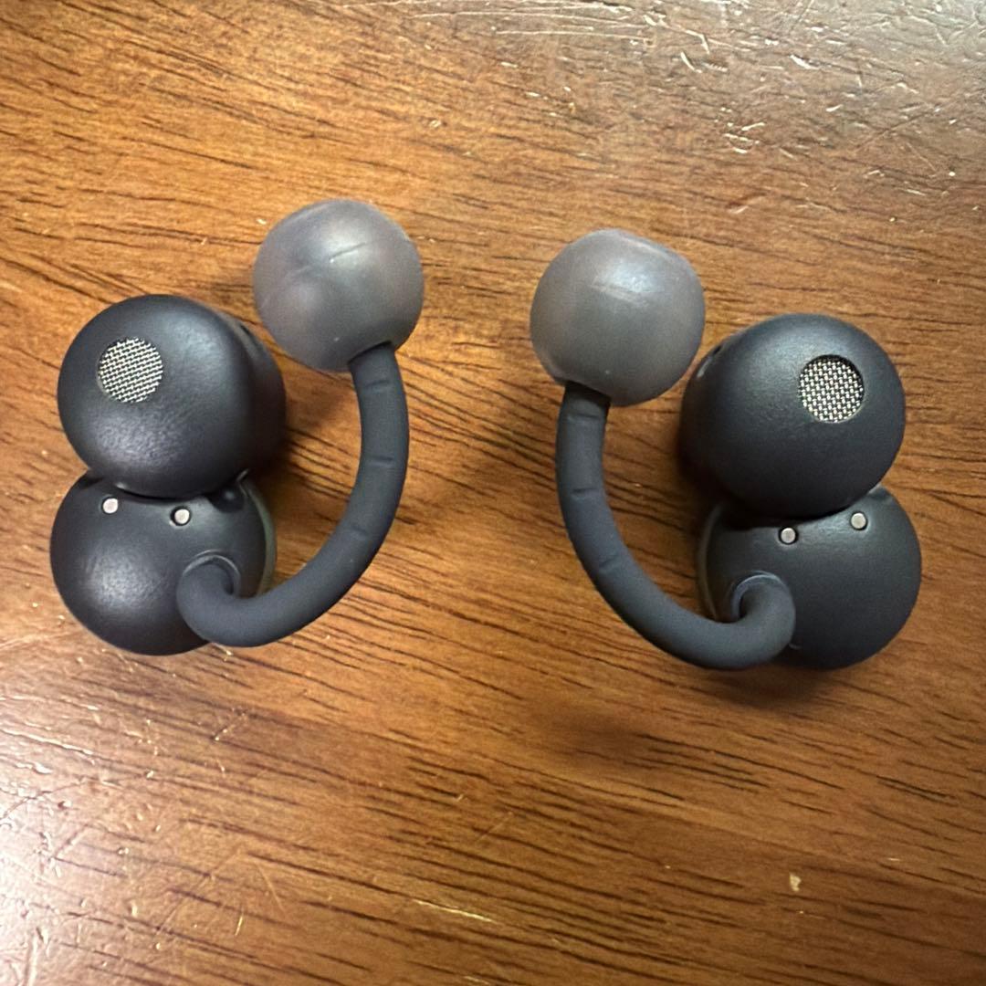 nwm DOTS モスグリーン オープンイヤー型 ワイヤレスイヤホン