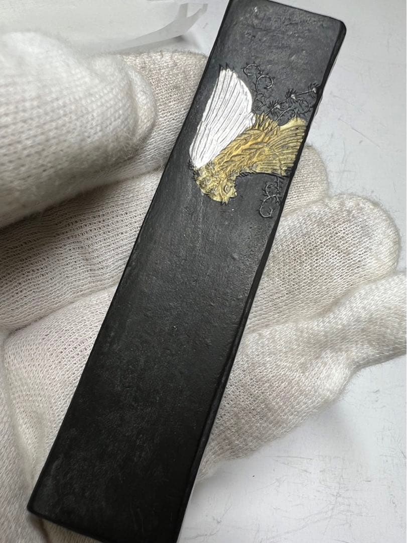 奈良老舗昭和初期高級松煙古墨22g
稀少高級墨状態良！