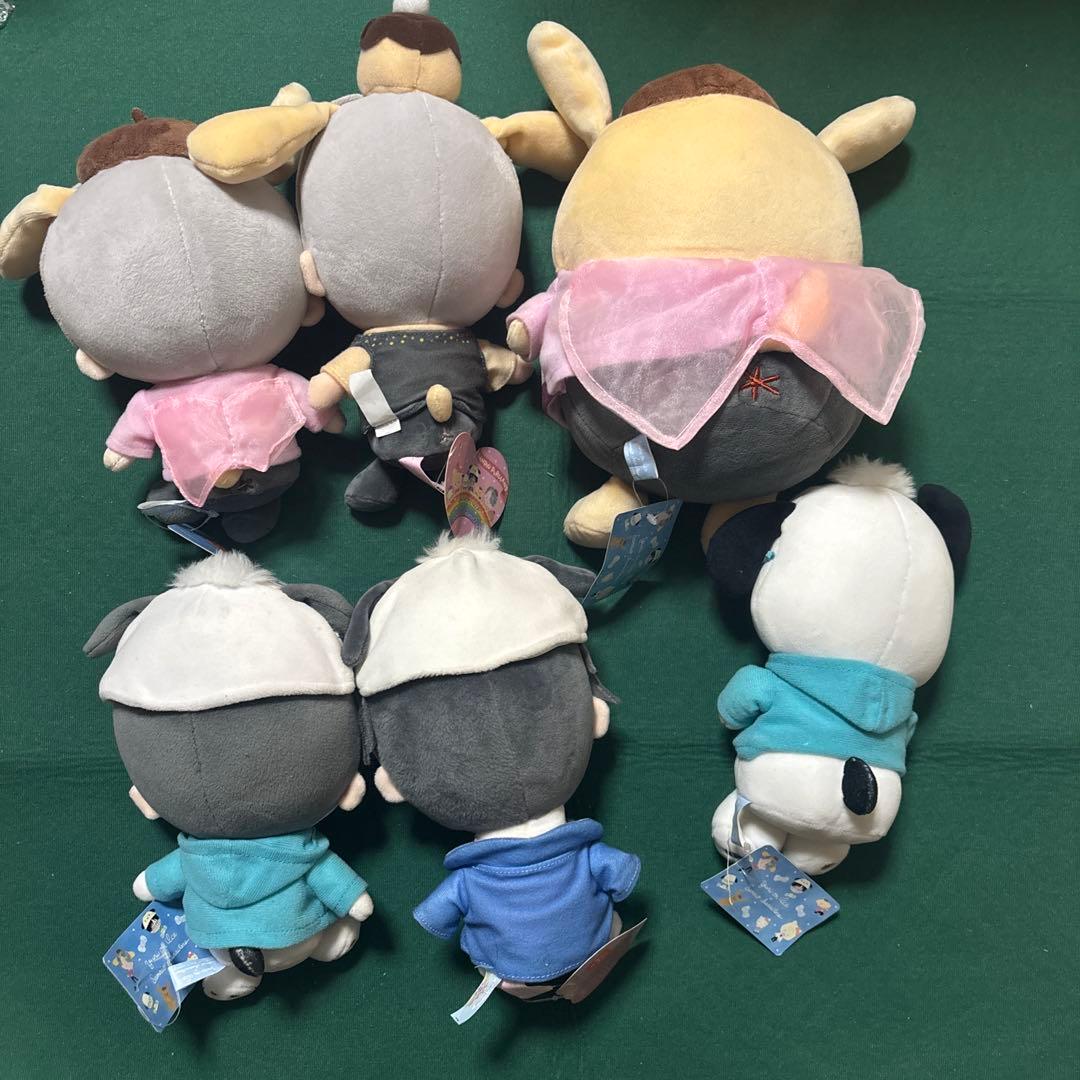 ユーリ!!! on ice サンリオ ぬいぐるみ　6点セット