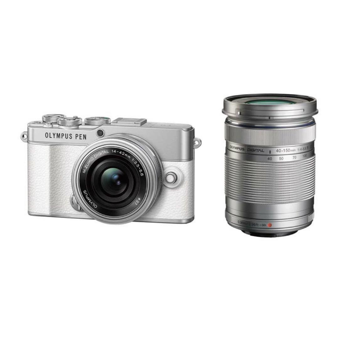 OLYMPUS PEN E-P7 EZダブルズームキット　 ホワイト