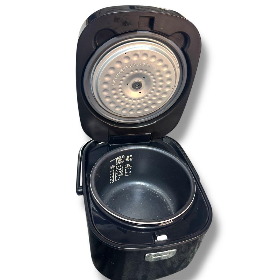 【美品】アイリスオーヤマ 炊飯器 マイコン式 5.5合 ブラック