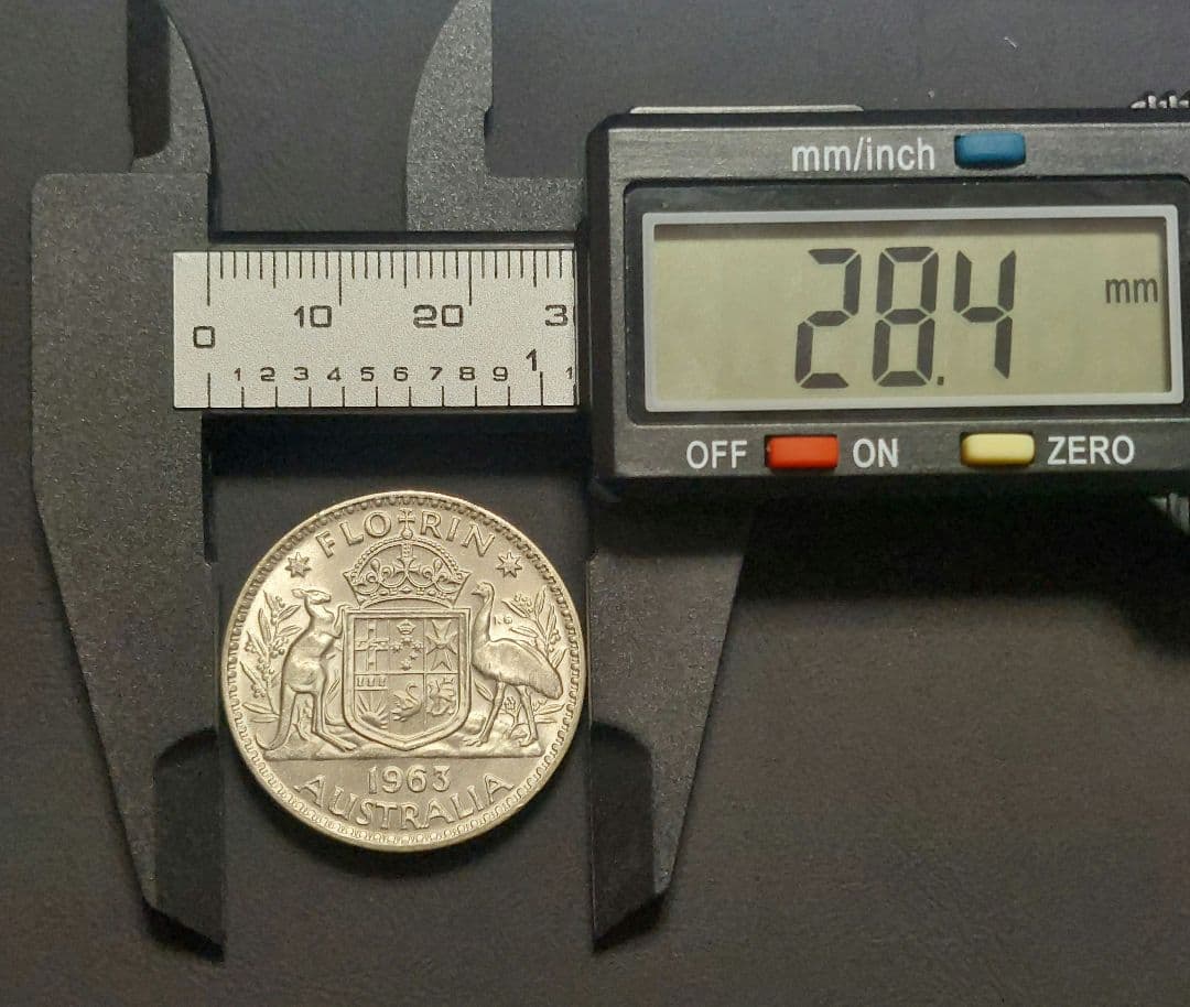 オーストラリア 1953年/1963年 フローリン銀貨 2枚
