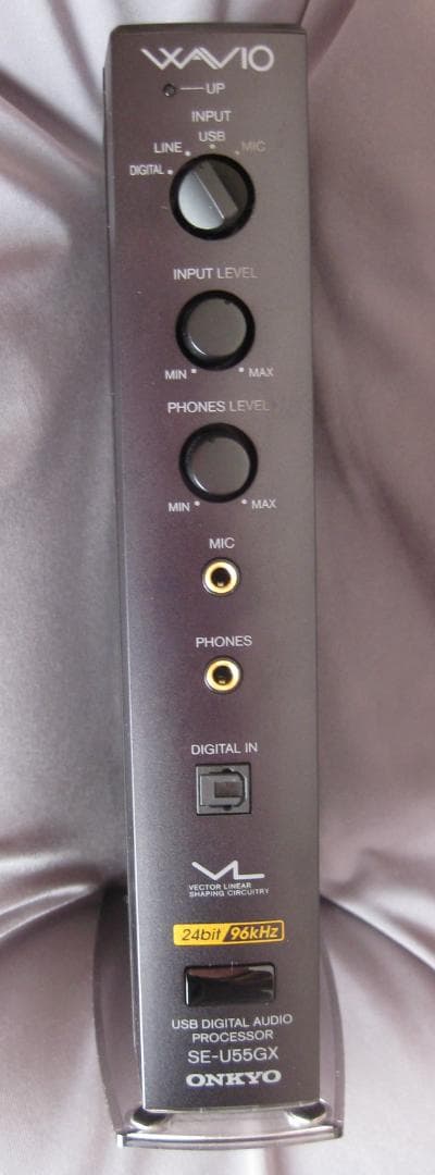 アナログ音源を本格的なデジタル音源に！　ONKYO SE-U55GX