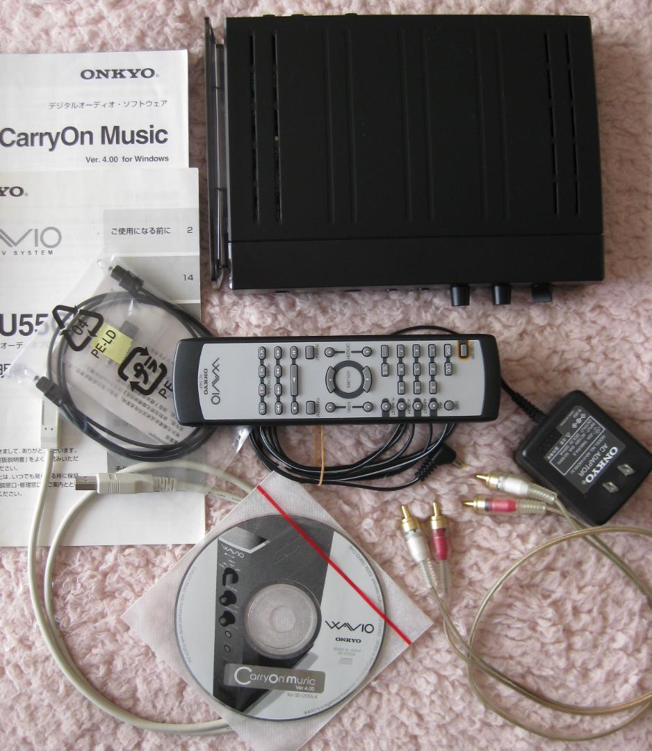 アナログ音源を本格的なデジタル音源に！　ONKYO SE-U55GX