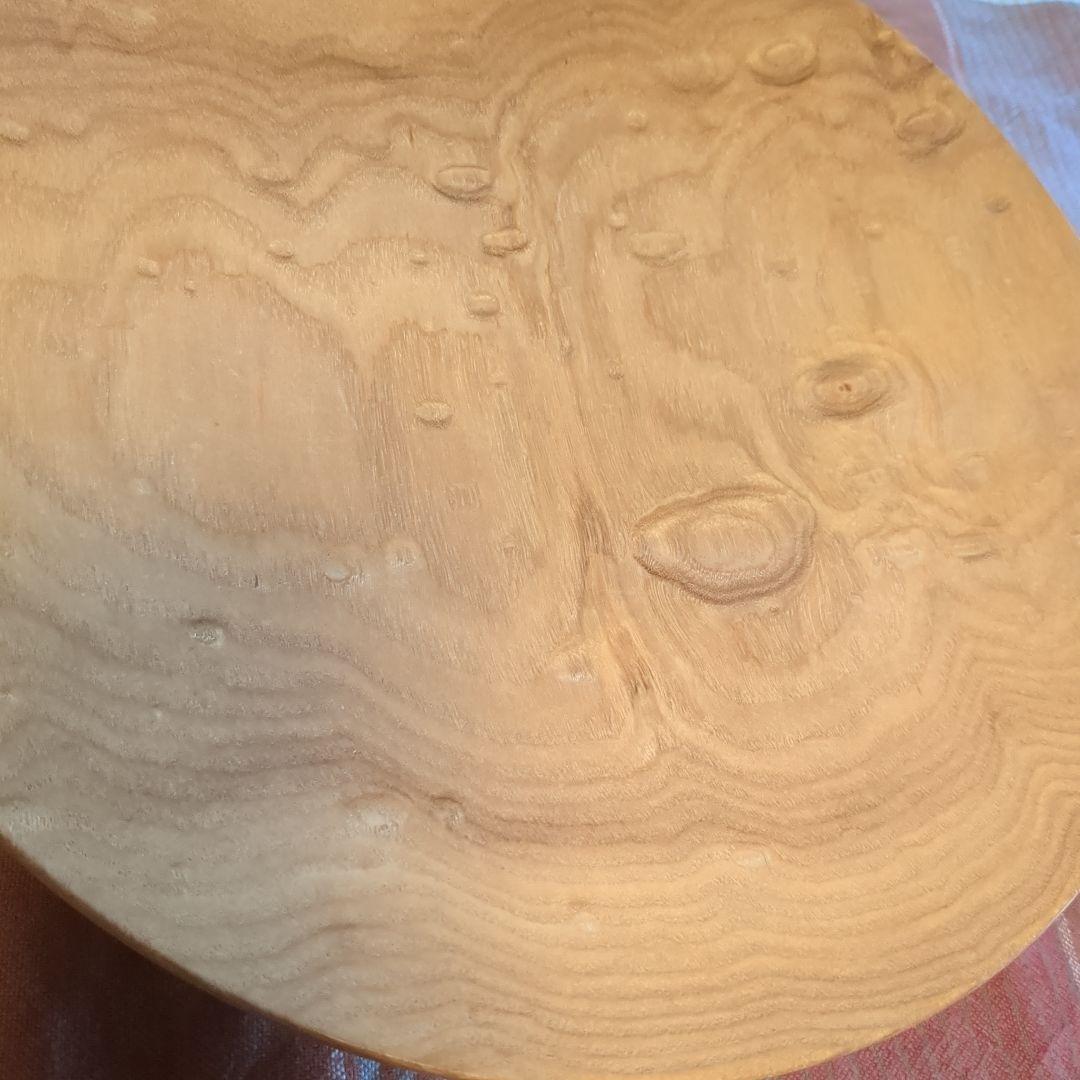 くり　大皿①　手作り木工
