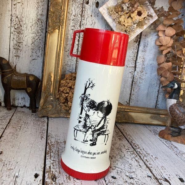 70s ヴィンテージ*象印 ×モペット*フラン マー*古い魔法瓶 水筒