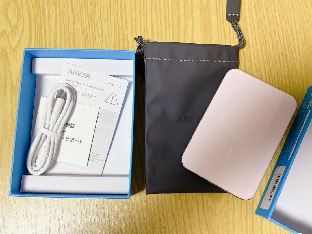 Anker Mag Go Power Bank ピンク 10000mAh