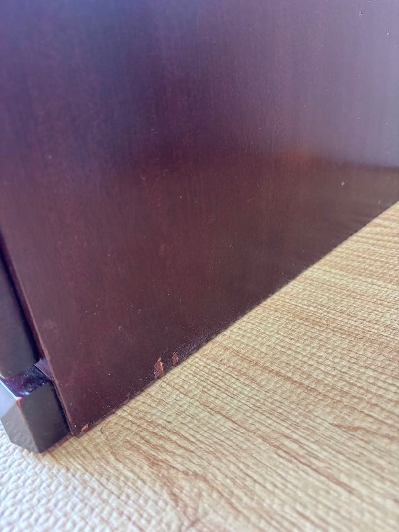 昭和レトロ 日本民芸 文机 ローデスク 木製 古家具 引き出し4杯 和家具　座卓