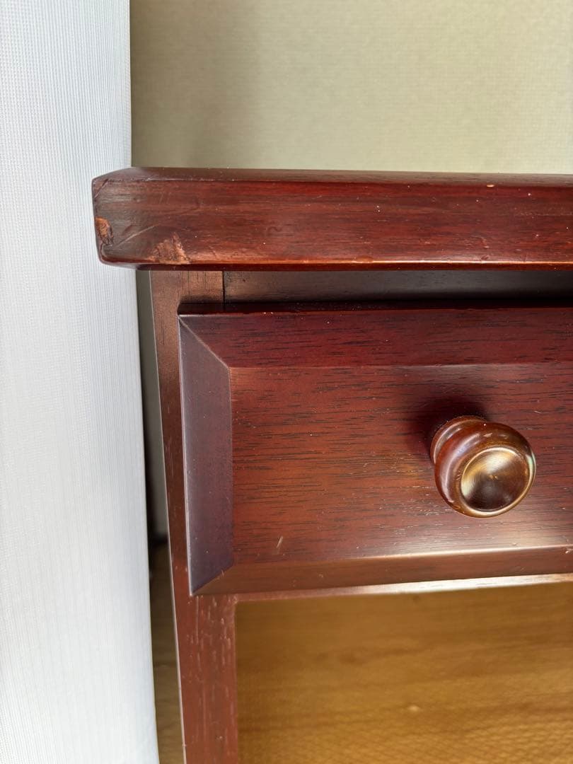 昭和レトロ 日本民芸 文机 ローデスク 木製 古家具 引き出し4杯 和家具　座卓