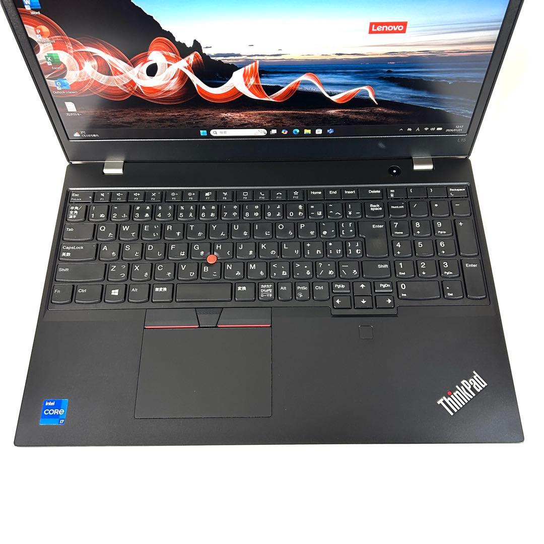 美品 レノボ ThinkPad L15 Gen2 i7 512GB 16GB