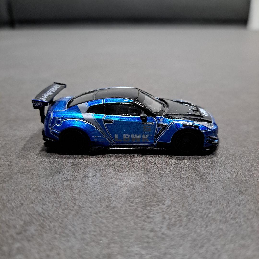 GTR35⭐LB★WK⭐1/64　青⚠️左側色褪せあり⚠️