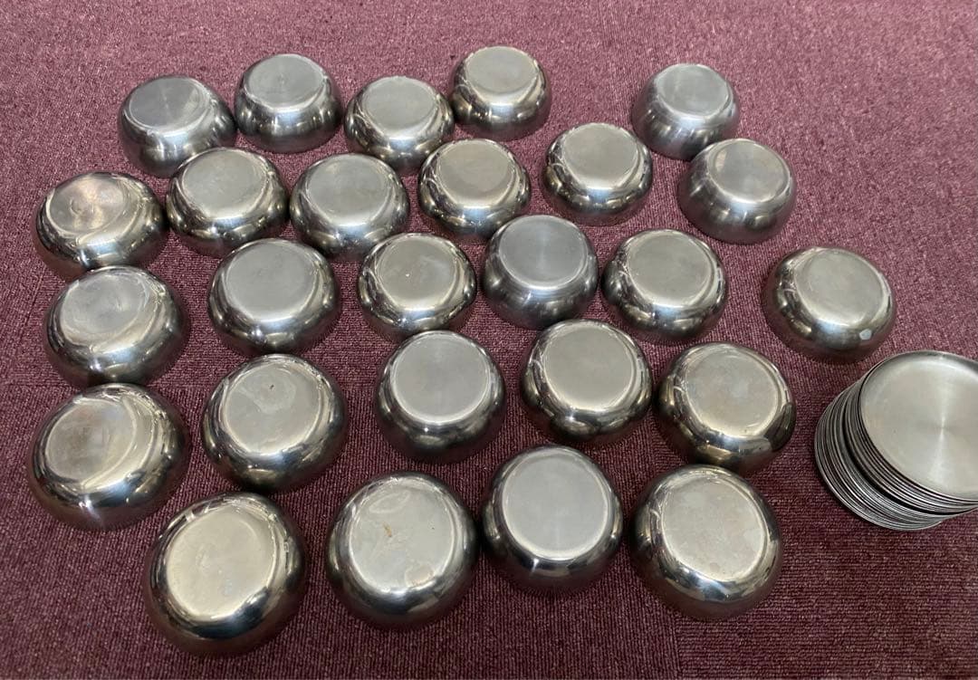 韓国　ステンレス　ご飯　食器　26個