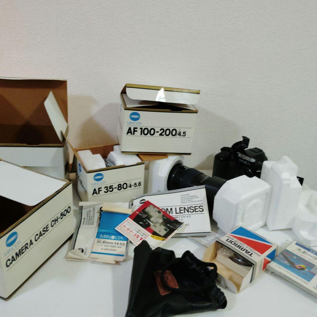 MINOLTA 0 一眼レフカメラ レンズ説明書箱付きまとめ売り