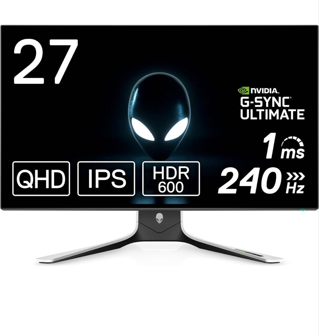 【表示不良】AlienwareモニターAW2721D 27インチQHD240hz