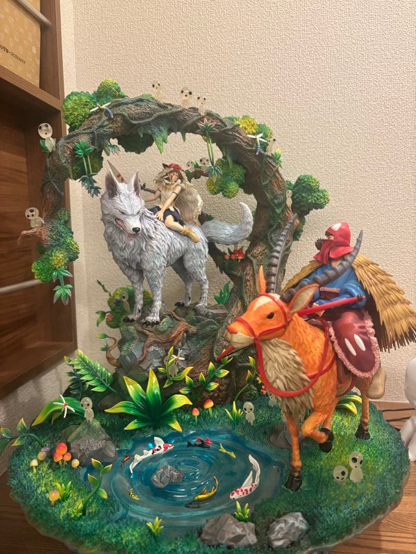 もののけ姫　アシタカ　サン　フィギュア　ガレージキット　ジブリ
