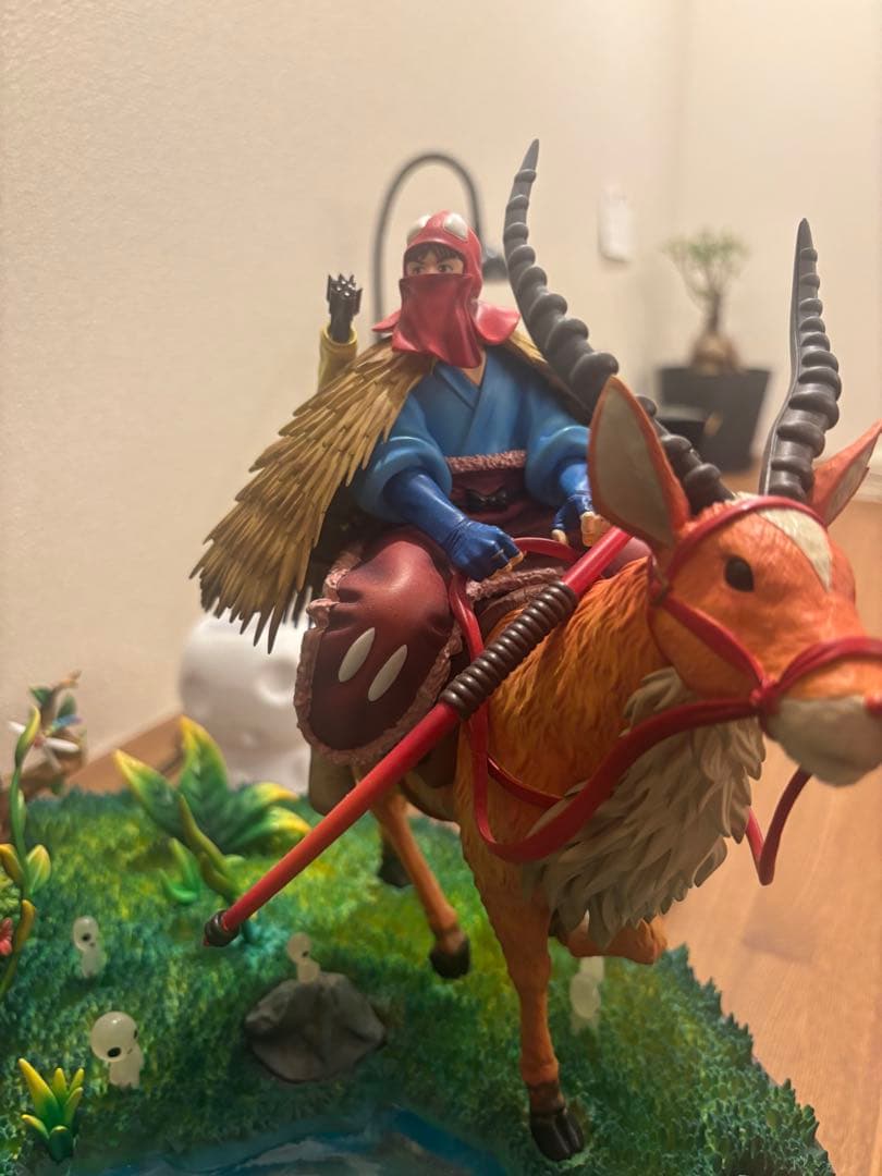 もののけ姫　アシタカ　サン　フィギュア　ガレージキット　ジブリ