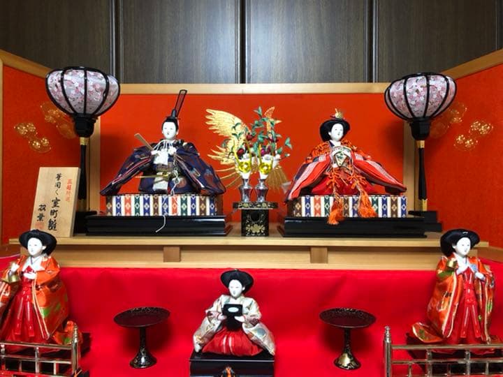 【即購入不可】お雛様　雛人形　7段飾り　4個口配送セット購入のみ　②屏風等箱