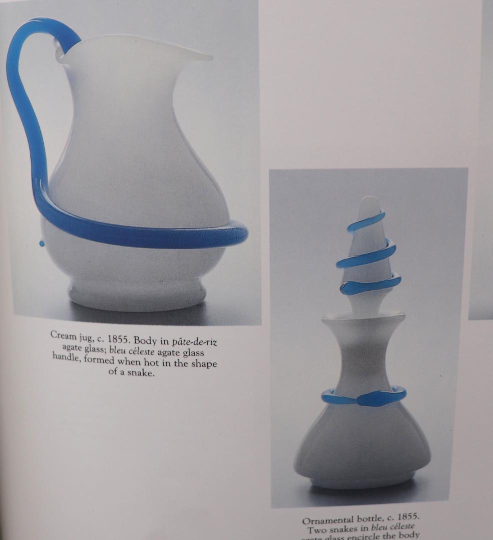 オールド・バカラ 美術館級 1855年 ブルースネーク 円錐型金彩大型壺 花瓶