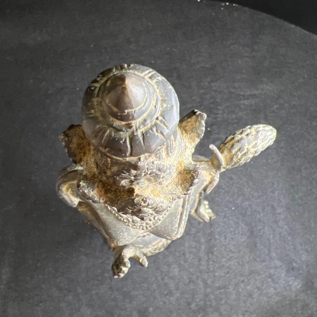 古銅チベット仏　930g/高さ約31㎝　東Y8-0306②トヒチカ