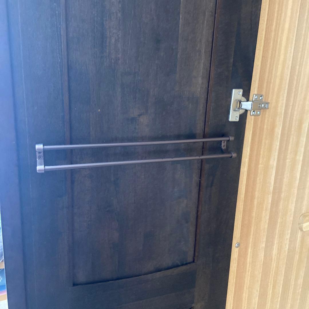 ダークブラウン 3扉タンス