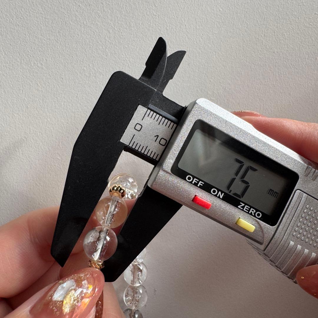 一点物　天然石　ハンドメイドブレス