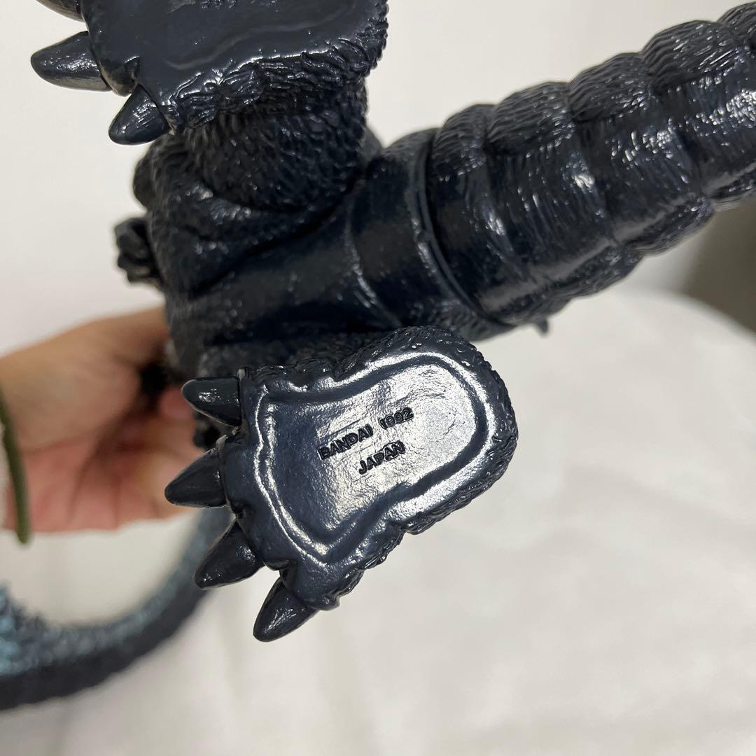 ゴジラ　フィギュア2体　日本製　東宝映画　バンダイ　ソフビ