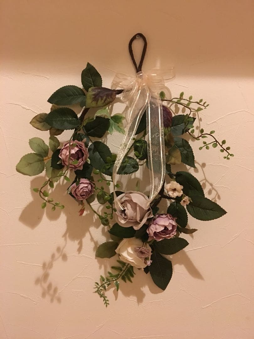 アートフラワースワッグ❣️フレンチな薔薇