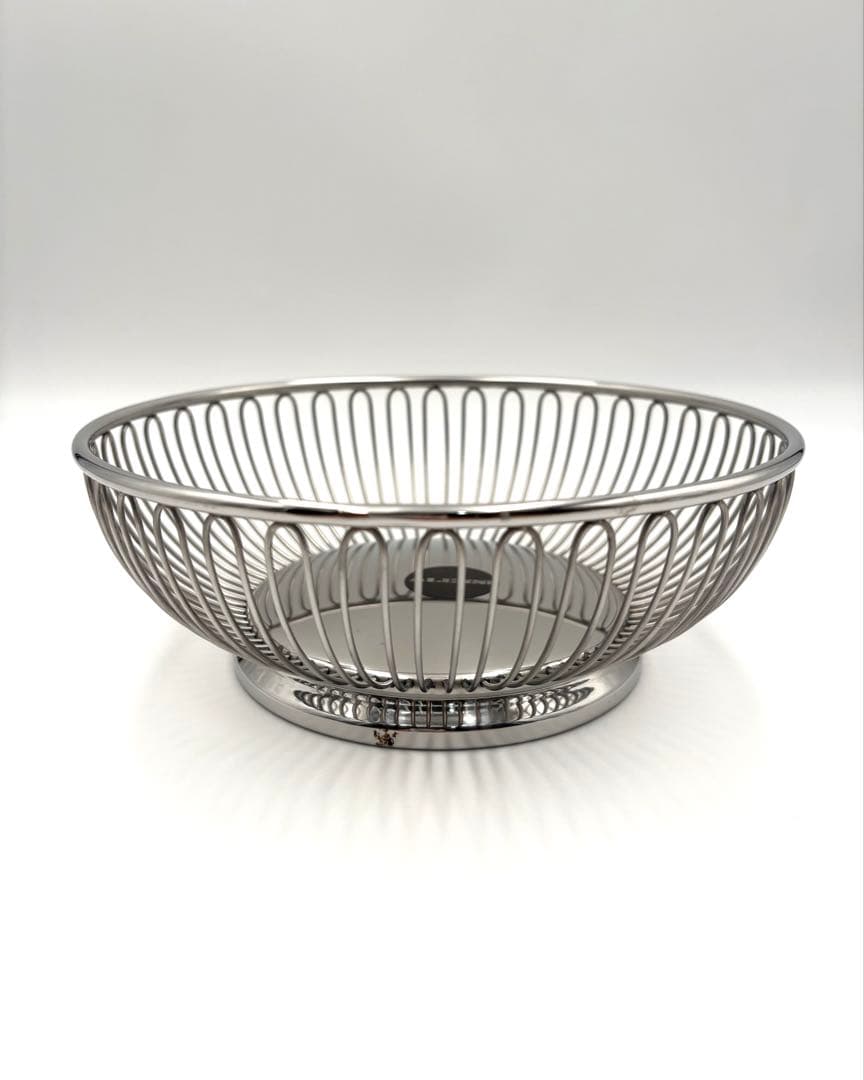 ALESSI アレッシィ　20cm ラウンド　ワイヤーバスケット