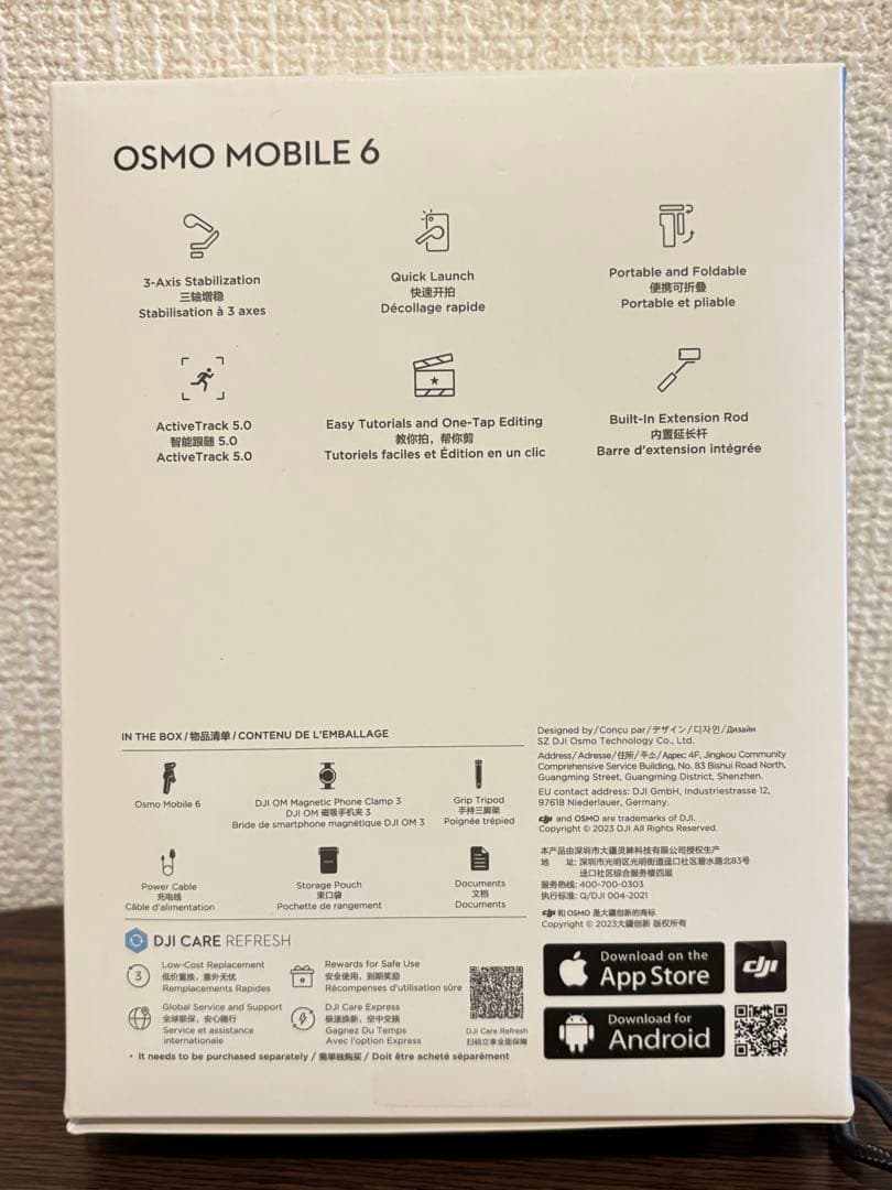 お値下げしました‪☆美品‪☆ DJI Osmo Mobile 6 スタビライザー