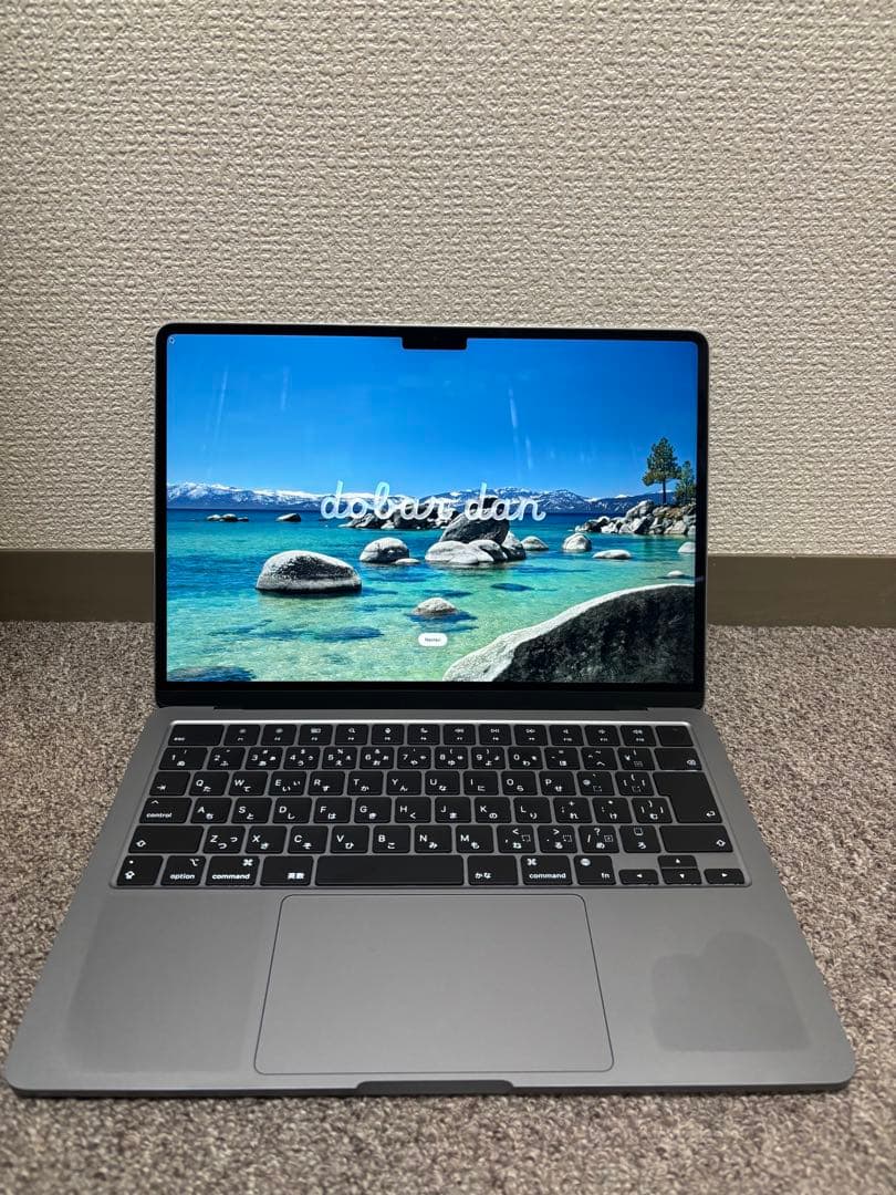 M2 Macbook Air 16GB/512GB スペースグレイ BT98%