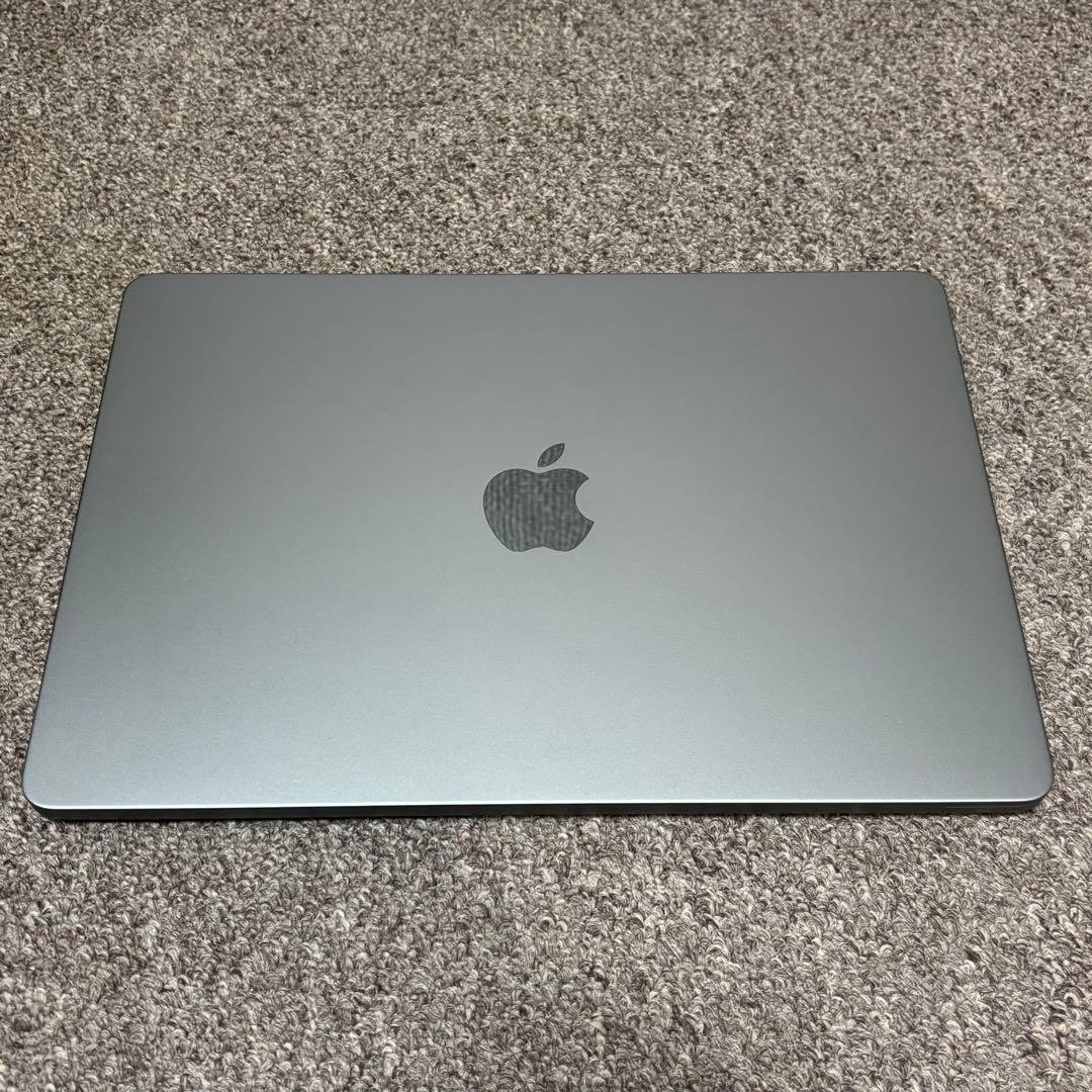 M2 Macbook Air 16GB/512GB スペースグレイ BT98%