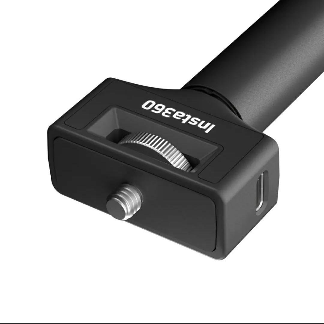 Insta360 自撮り棒 伸縮式 バッテリー機能付き