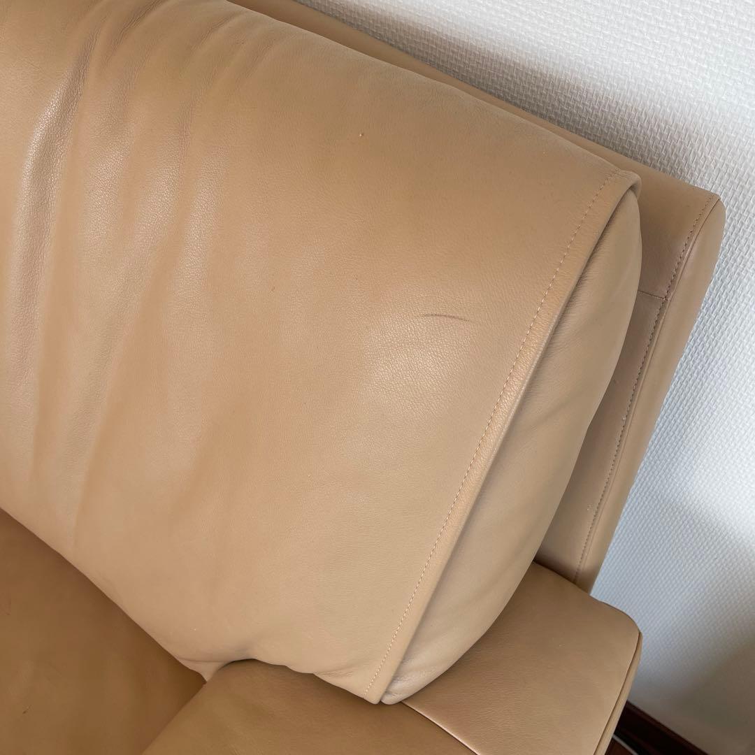 カリモク　ドマーニ　レザー 3人掛けソファ