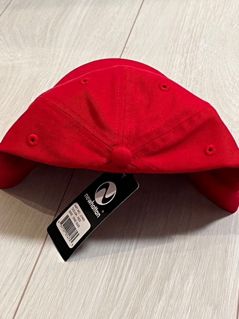 KUZIRA 21 buck 赤 キャップ Newhattan