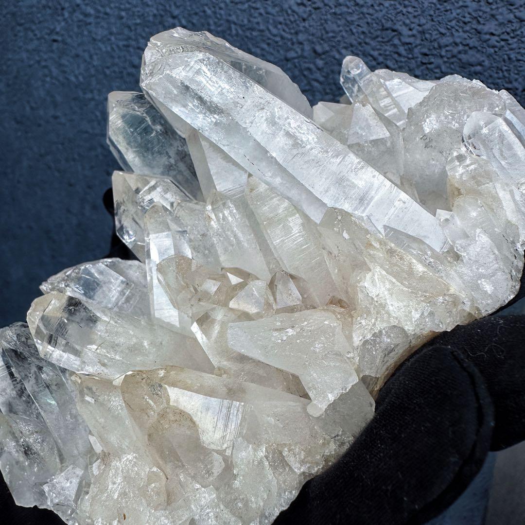 希少❗️高透明度❗虹入り☆超綺麗♡超強いパワー ヒマラヤ水晶 クラスターA1482