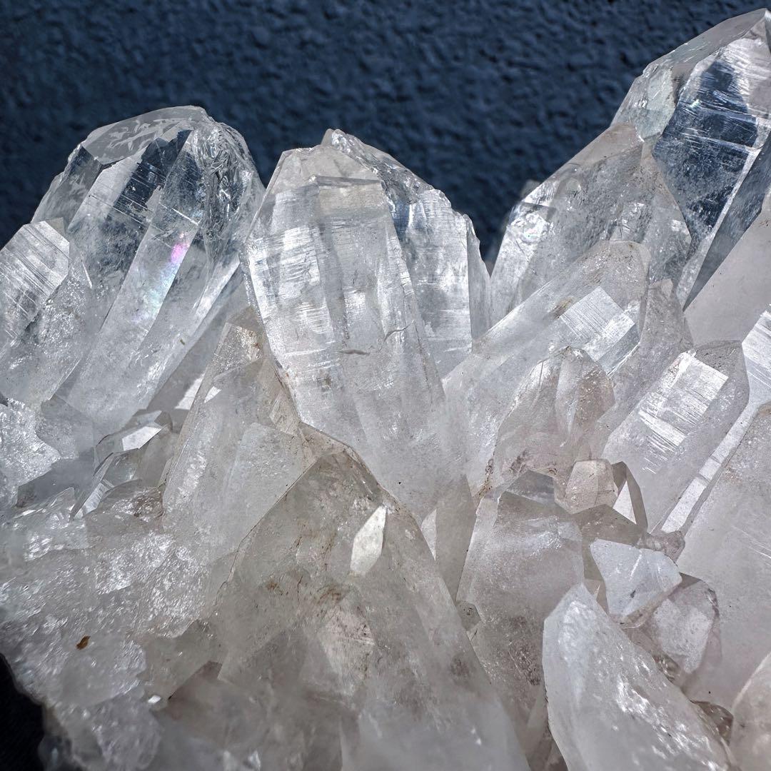 希少❗️高透明度❗虹入り☆超綺麗♡超強いパワー ヒマラヤ水晶 クラスターA1482