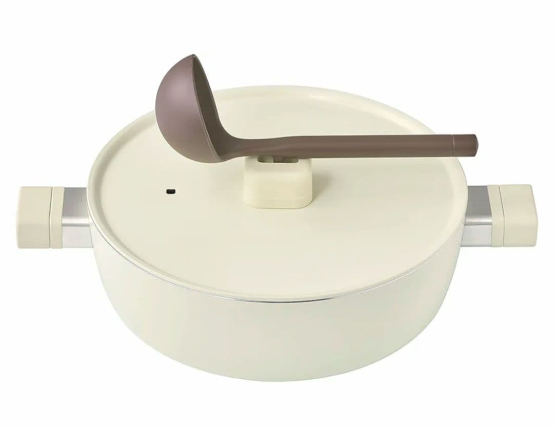 ドクターハウス　ルミ　両手鍋　24cm　セラミック加工　ローポット