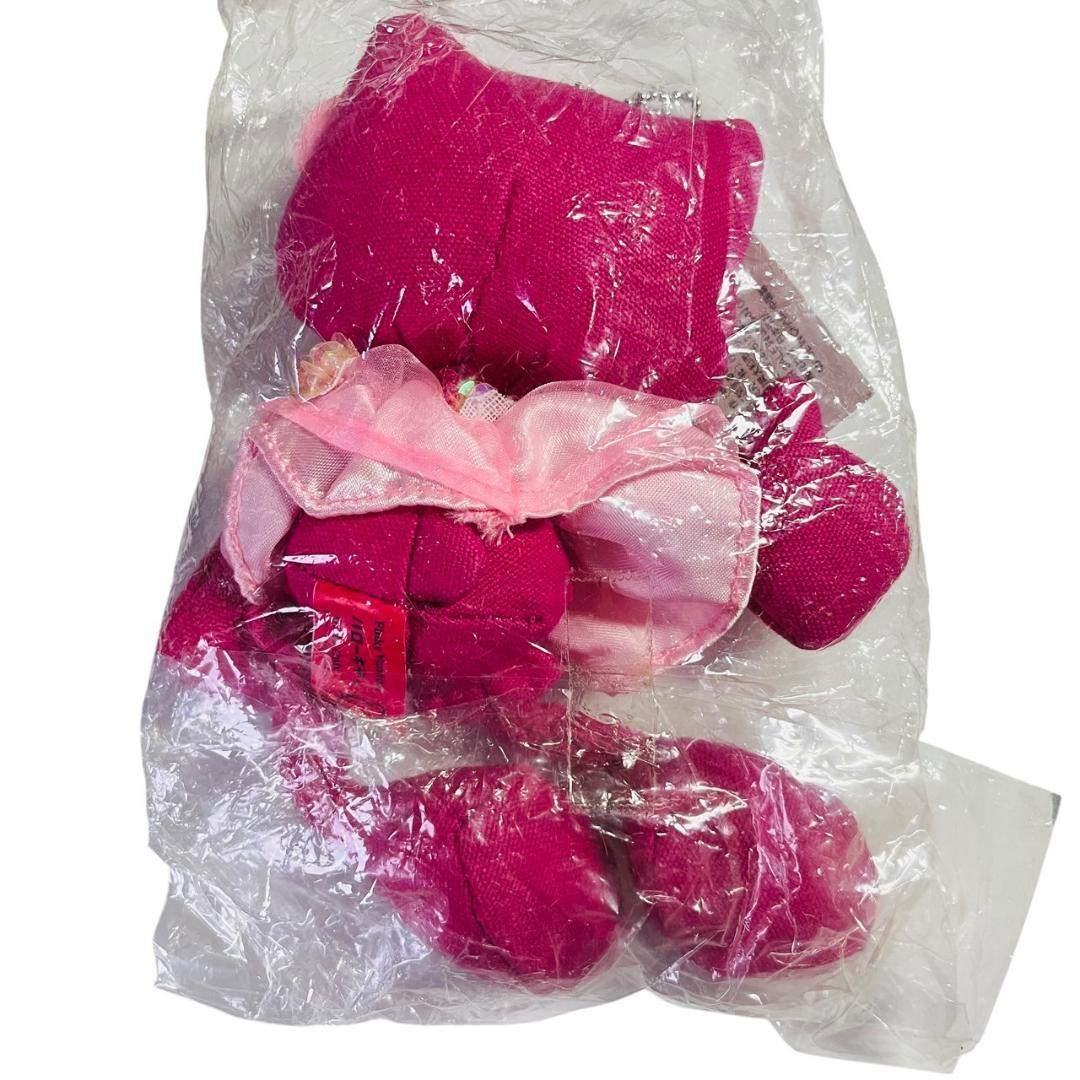 ハローキティ デニム　足長　ぬいぐるみ　人形　ピンキーバージョン　2000年