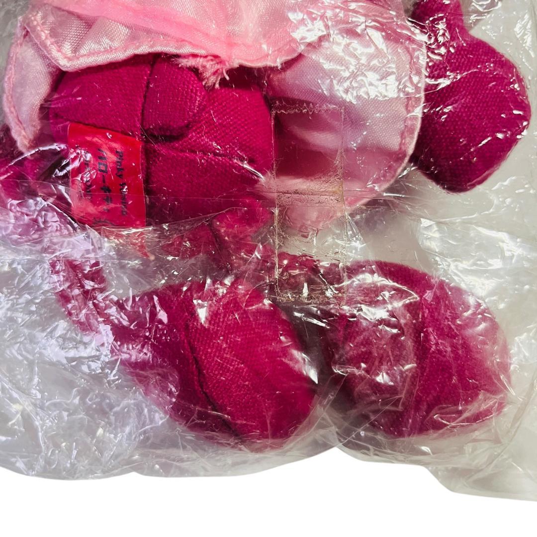 ハローキティ デニム　足長　ぬいぐるみ　人形　ピンキーバージョン　2000年