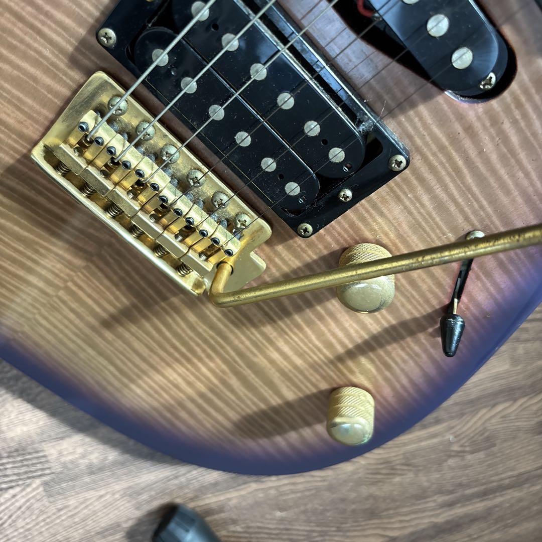 【美品】photogenic ストラト エレキギター メイプル パープル