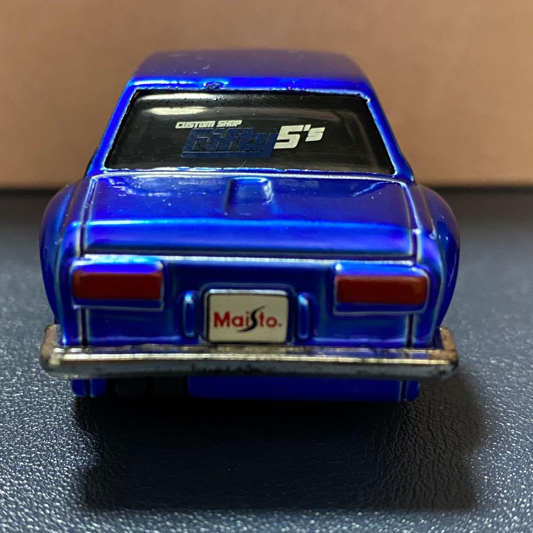 メイスト 1972 Datsun 510 ブルー ダイキャスト　ミニカー