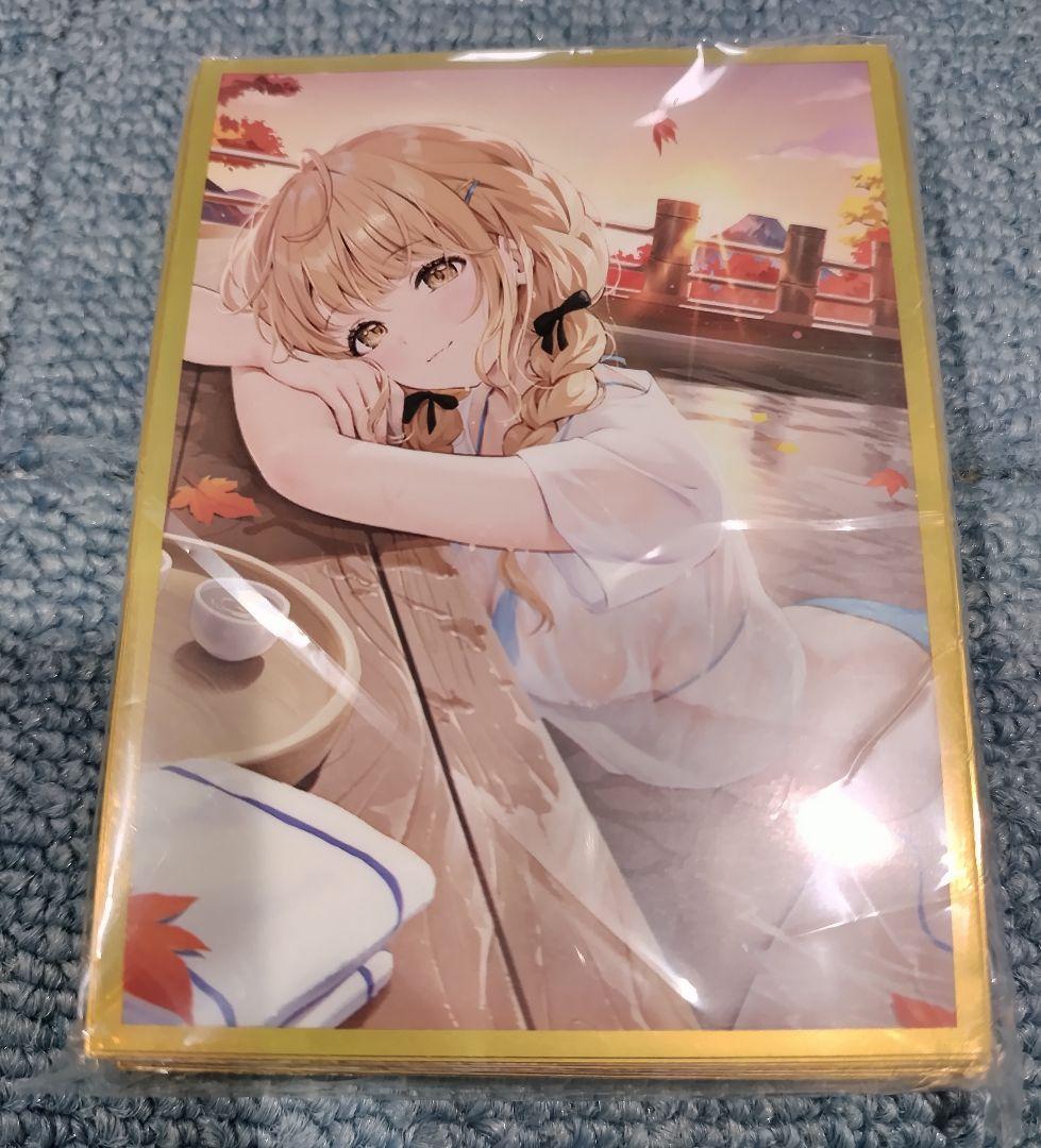 学マス 藤田ことね 温泉 スリーブ プレマ プレイマット 白詰草
