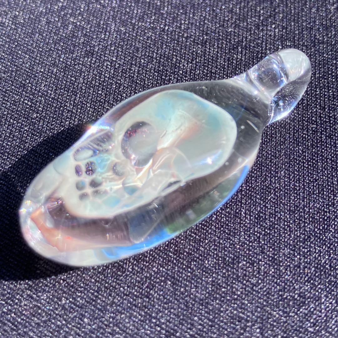 XODAS ペンダント　ボロシリケイトガラス　Bob Skull A