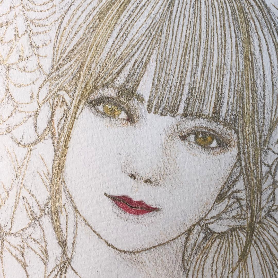 マリアの心臓 下図 Maria's Heart Esqis【肉筆絵画】