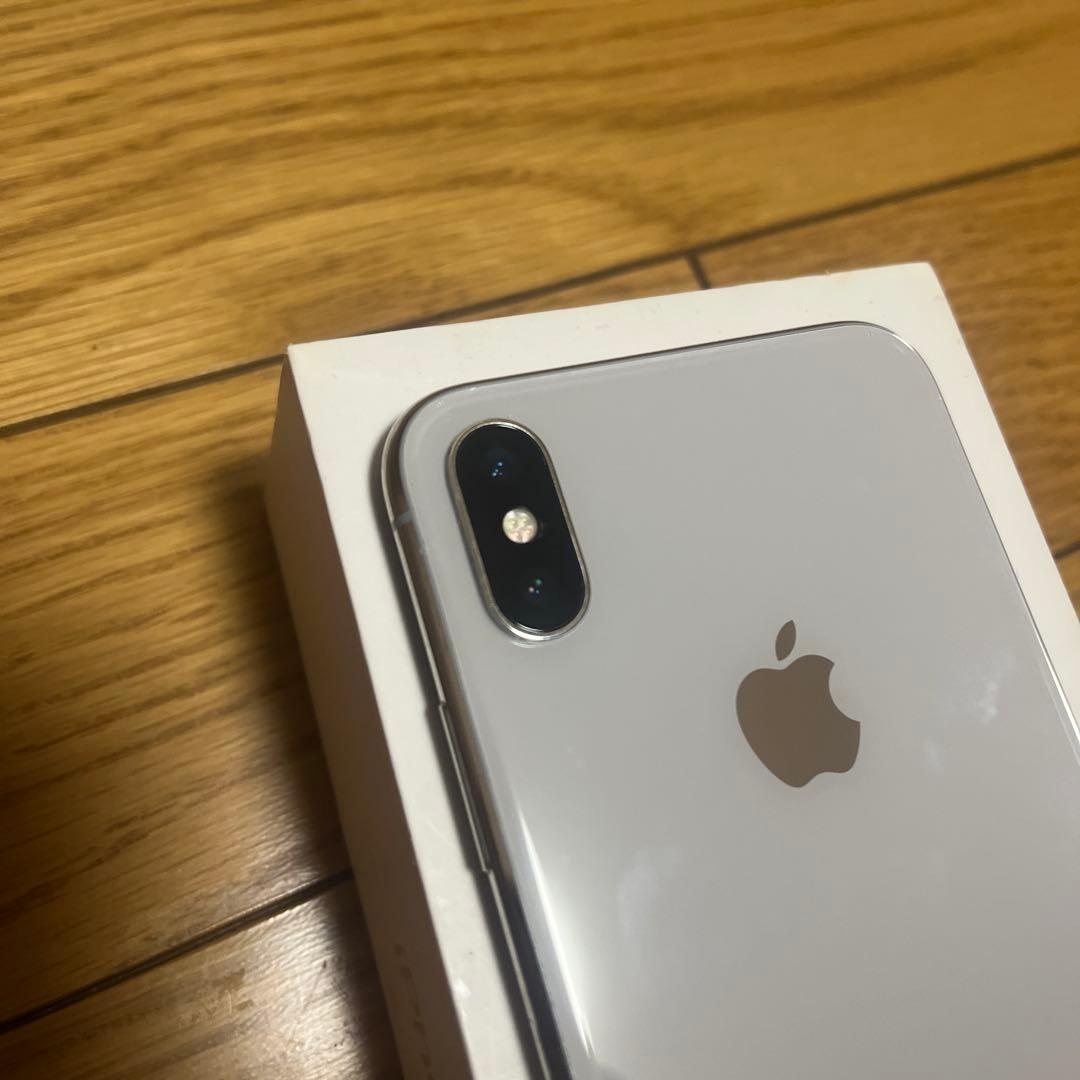 iPhone X シルバー　SIMフリー　256g ficeID使えません
