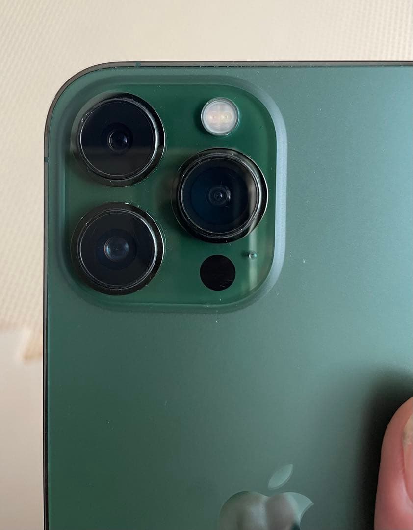 【美品】iPhone13promax アルパイン グリーン 256gb