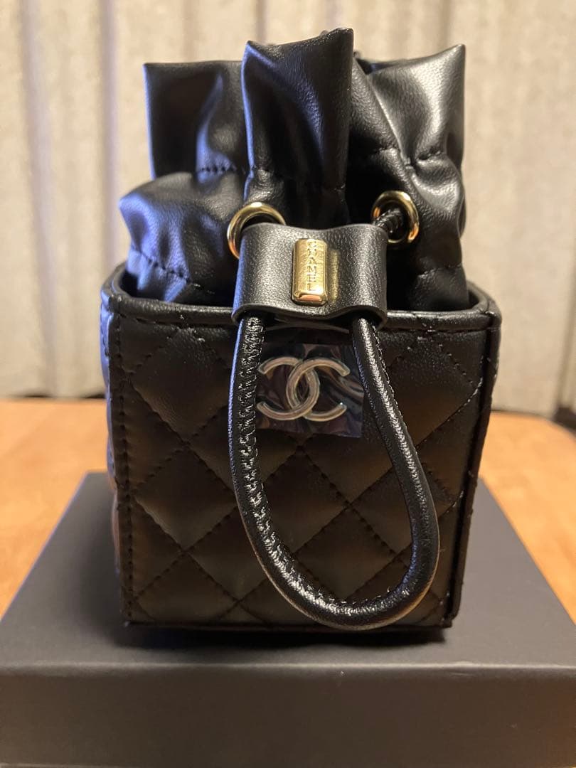 【非売品】CHANEL ブラック バケットミニショルダーバッグ ノベルティ